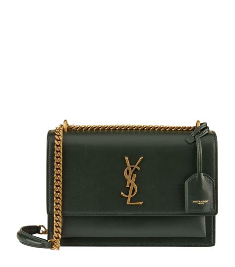 ysl bag dark green